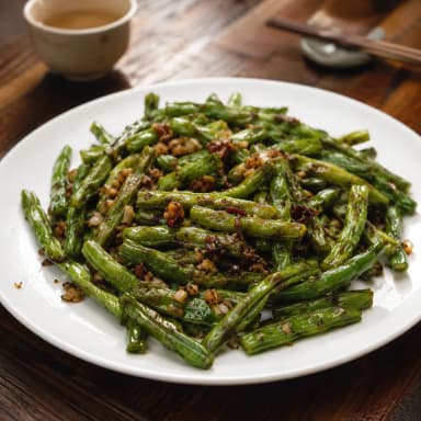 Dry-Fried Green Beans